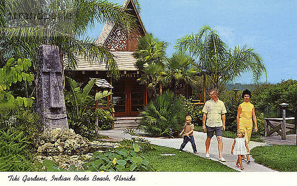 Tiki-Gärten  Indian Rocks Beach  Florida  USA  1965. Künstler: Unbekannt
