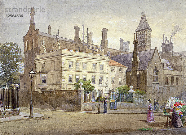 Ansicht von Whitelands House  Kings Road  Chelsea  London  1890. Künstler: John Crowther