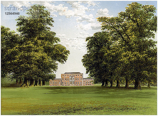 Aldby Park  Yorkshire  Sitz der Familie Darley  um 1880. Künstler: Unbekannt