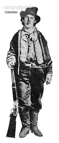 Billy the Kid  amerikanischer Revolverheld und Geächteter  um 1877-1881 (1954). Künstler: Unbekannt