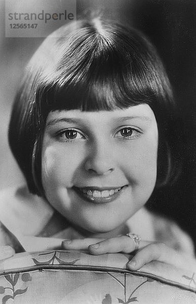 Mitzi Green (1920-1969)  amerikanische Schauspielerin  20. Jahrhundert. Künstlerin: Unbekannt