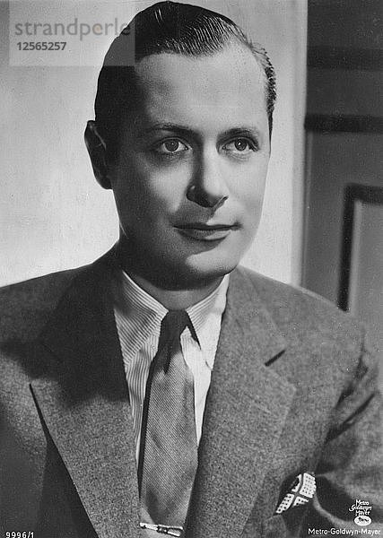 Robert Montgomery (1904-1981)  amerikanischer Schauspieler und Regisseur  20. Jahrhundert. Künstler: Unbekannt