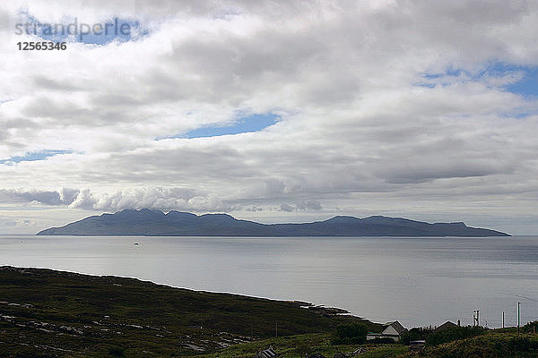 Die Insel Rum von Skye  Highland  Schottland.