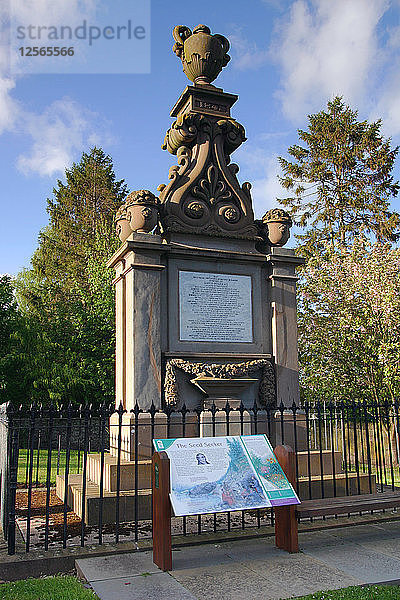 David Douglas Memorial  Scone  Perth und Kinross  Schottland.