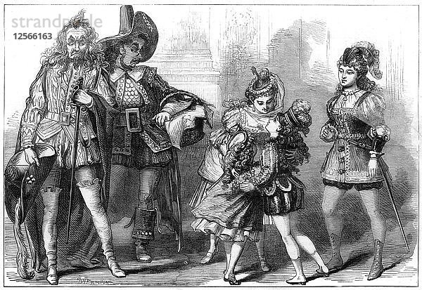 Eine Szene aus The Babes in the Wood  im Covent Garden Theatre  London  1875 Künstler: David Henry Friston