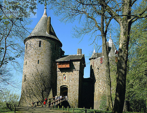 Castell Coch  Tongwynlais  in der Nähe von Cardiff  Wales.