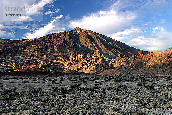 Der Vulkan Teide  Parque Nacional del Teide  Teneriffa  Kanarische Inseln  2007.