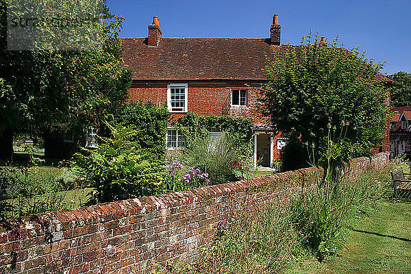 Jane Austens Haus  Hampshire  England.
