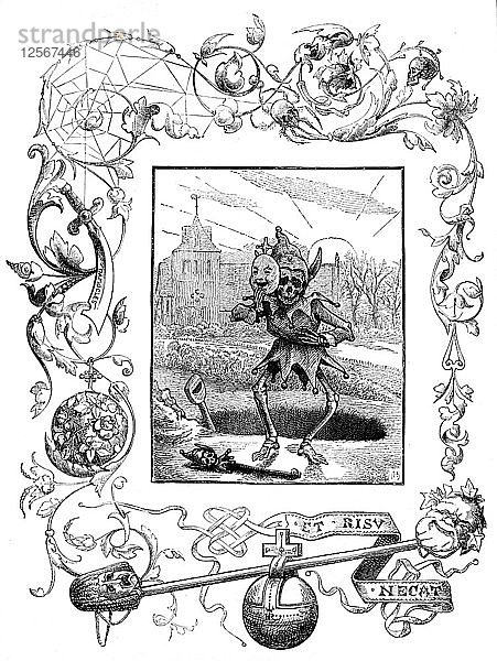 Illustration aus Francis Quarles Emblems  1895. Künstler: Unbekannt