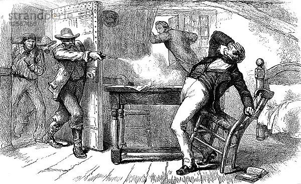 Ermordung von Joseph und Hyrum Smith  1844 (um 1880). Künstler: Unbekannt