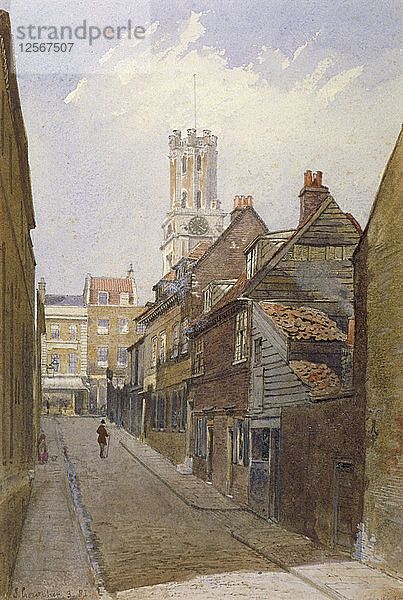 Chigwell Hill  Stepney  London  1881. Künstler: John Crowther