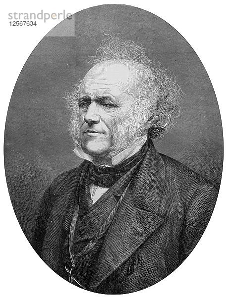 Sir Charles Lyell  1. Baronet  schottischer Jurist und Geologe  1875. Künstler: Unbekannt