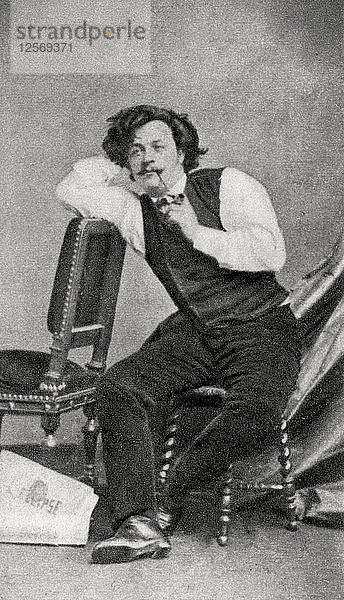 Andre Gill  französischer Karikaturist  1868. Künstler: Unbekannt