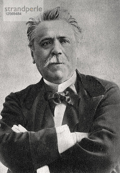 Henry Becque  französischer Dramatiker  1899. Künstler: Unbekannt