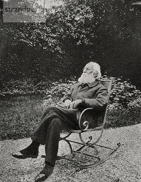 Frederic Passy  französischer Wirtschaftswissenschaftler und Schriftsteller  1901. Künstler: Unbekannt