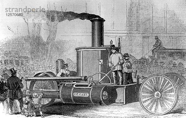 Dampf-Feuerspritze  New York  USA  1858. Künstler: Unbekannt