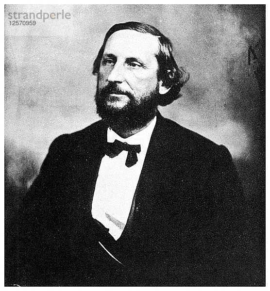 Judah P. Benjamin  Außenminister der Konföderation  1861-1865 (1955). Künstler: Unbekannt