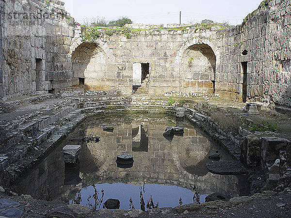 Das Caldarium in Hamat Gader  Israel. Künstler: Samuel Magal