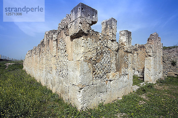Eine Basilika in Bulla Regia  Tunesien. Künstler: Samuel Magal