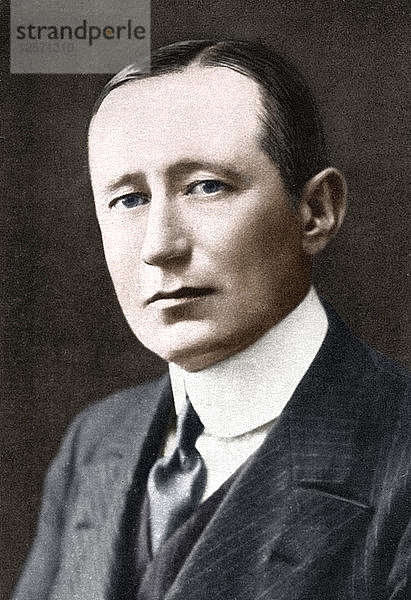 Guglielmo Marconi  italienischer Physiker und Erfinder  1926. Künstler: Unbekannt