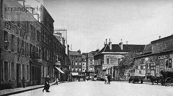 Straße in Cherbourg  Frankreich  um 1930. Künstler: EA Waymark