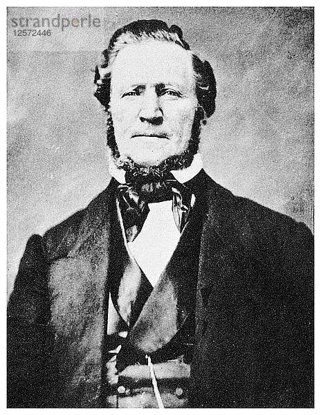Brigham Young  amerikanischer Mormonenführer  ca. 1855-1865 (1955). Künstler: Unbekannt