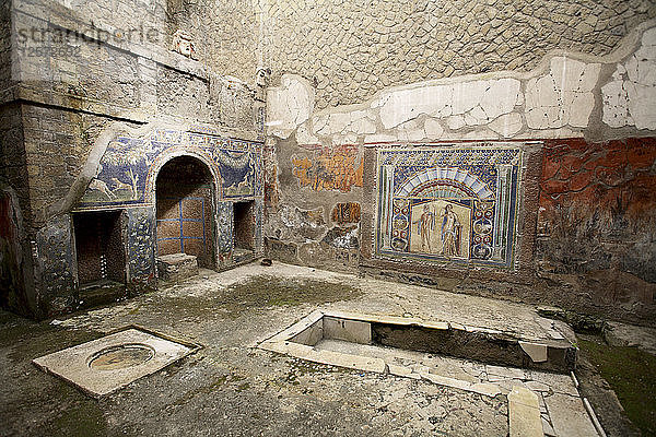 Das Haus von Neptun und Amphitrite  Herculaneum  Italien. Künstler: Samuel Magal