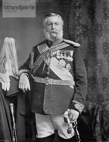 General Prinz Edward von Sachsen-Weimar  1896. Künstler: Elliott & Fry