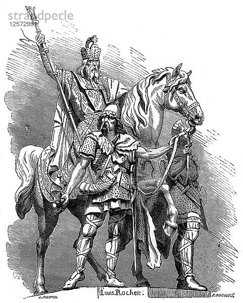 Statue von Karl dem Großen  König der Franken und Kaiser des Heiligen Römischen Reiches  1882-1884  Künstler: E Bocourt