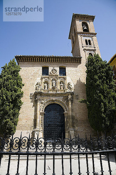Kirche Santa Ana  Granada  Spanien  2007. Künstler: Samuel Magal