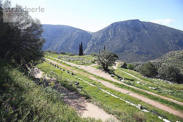 Die Turnhalle in Delphi  Griechenland. Künstler: Samuel Magal