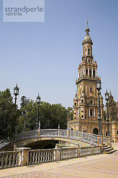 Plaza de Espana  Sevilla  Andalusien  Spanien  2007. Künstler: Samuel Magal