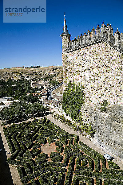 Die Gärten des Alcazar von Segovia  Segovia  Spanien  2007. Künstler: Samuel Magal