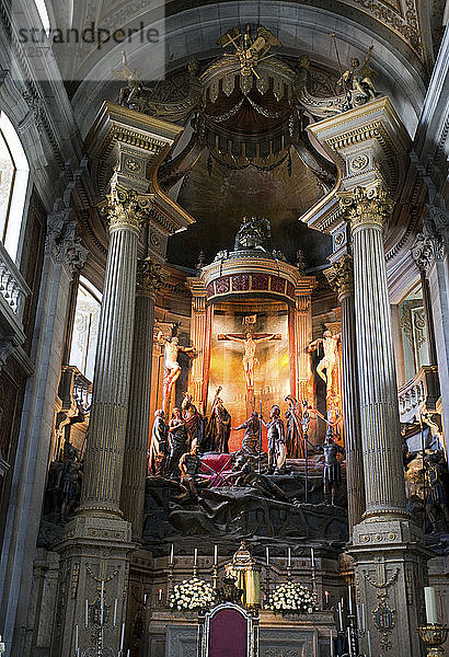 Innenraum  Blick zum Altar  Kirche Bom Jesus do Monte  Braga  Portugal  2009. Künstler: Samuel Magal