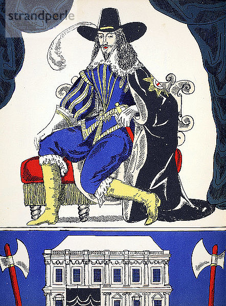 Karl I.  König von Großbritannien und Irland ab 1625  (1932). Künstlerin: Rosalind Thornycroft