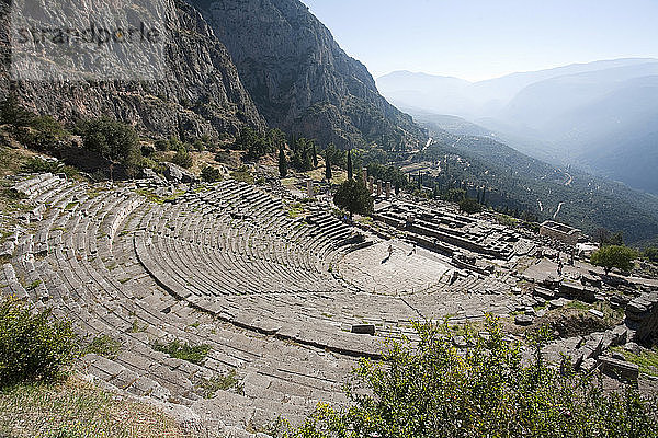 Das Theater in Delphi  Griechenland. Künstler: Samuel Magal