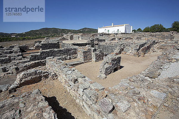 Die Ruinen eines römischen Hauses  Milreu  Portugal  2009. Künstler: Samuel Magal