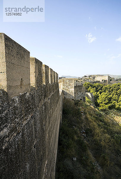 Mauern der Zitadelle von Sagunto  Spanien  2007. Künstler: Samuel Magal