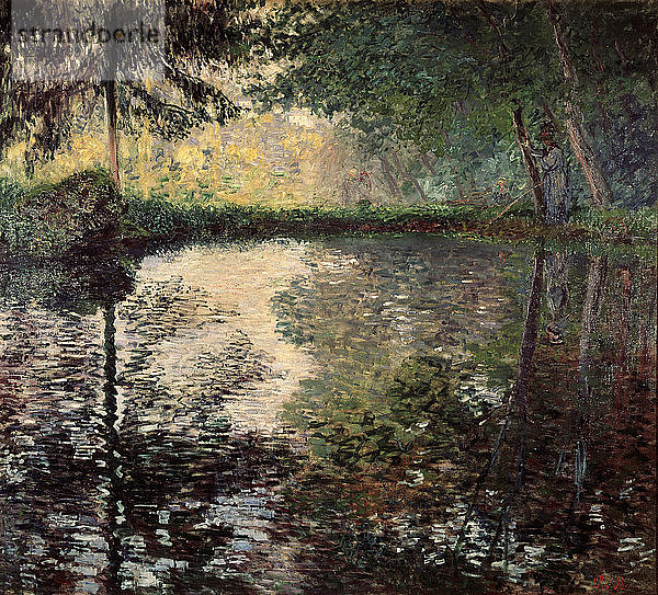 Teich in Montgeron  um 1876. Künstler: Claude Monet