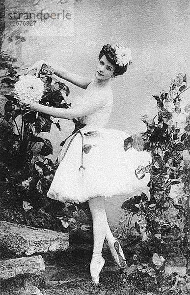 Ljubow Jegorowa  russische Ballerina  1905. Künstler: Anon