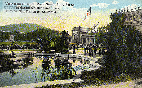 Blick vom Museum  Golden Gate Park  San Francisco  Kalifornien  USA  1922. Künstler: Unbekannt