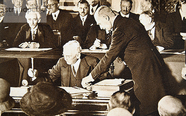 Herbert Hoover bei der Annahme der republikanischen Nominierung für die US-Präsidentschaft  1928. Künstler: Unbekannt