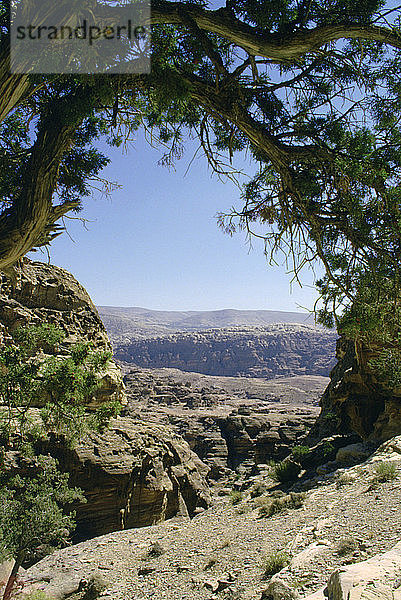 Wanderung nach El Deir (das Kloster)  Petra  Jordanien.