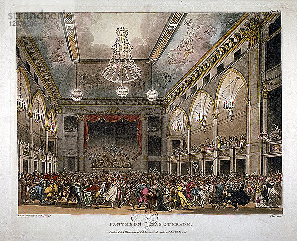 Das Pantheon  Oxford Street  Westminster  1809. Künstler: J. Bluck