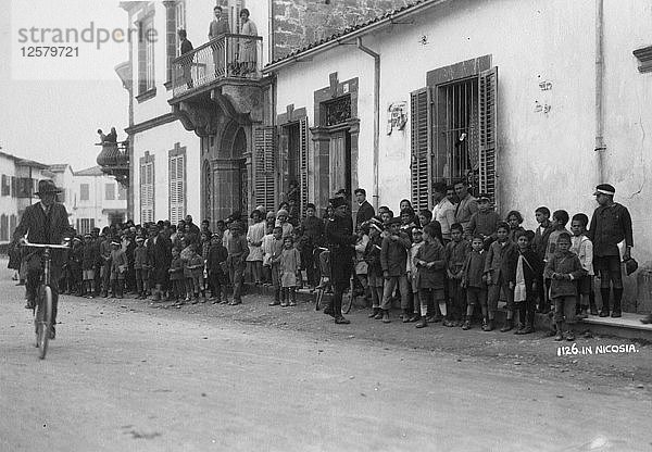 Straßenszene  Nikosia  Zypern  ca. 1920er-c1930er Jahre(?). Künstler: Unbekannt