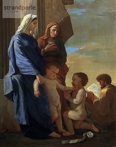 Die Heilige Familie  frühes 17. Jahrhundert. Künstler: Nicolas Poussin