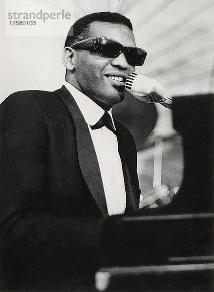 Ray Charles  amerikanischer Musiker  Stockholm  Schweden  1962. Künstler: Unbekannt