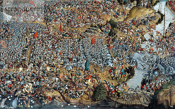 Die Schlacht bei Orsha  1514 (zwischen 1524 und 1530). Künstler: Unbekannt