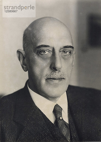 Max von Schillings  deutscher Dirigent  Komponist und Theaterdirektor  ca. 1919-c1933(?). Künstler: Unbekannt