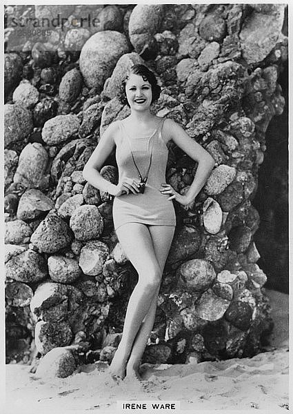 Irene Ware  amerikanische Filmschauspielerin  um 1938. Künstlerin: Unbekannt